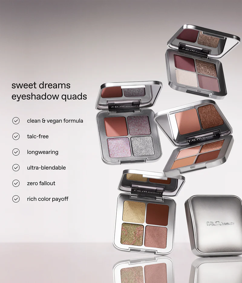 *PREORDEN: sweet dreams eyeshadow quad - r.e.m. beauty / sombras de ojos