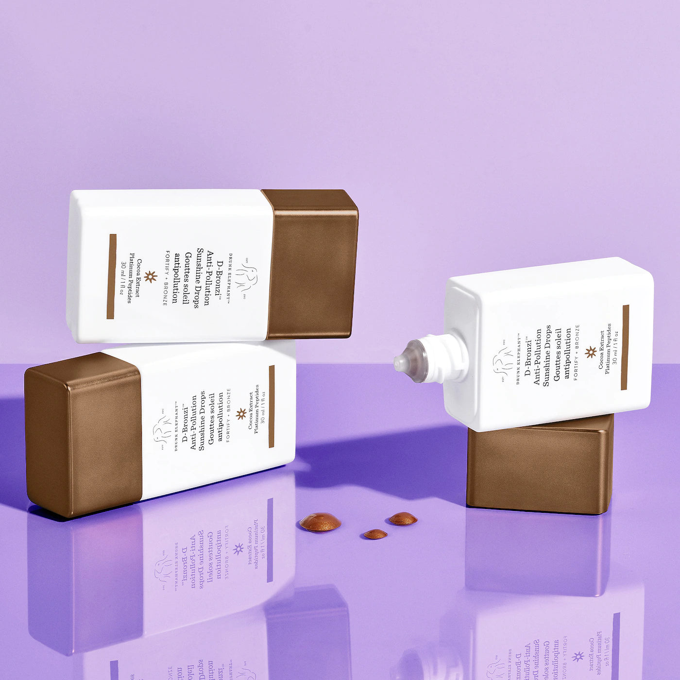 *PREORDEN: D-Bronzi™ Anti-Pollution Bronzing Drops with Peptides - Drunk Elephant / Suero bronceador