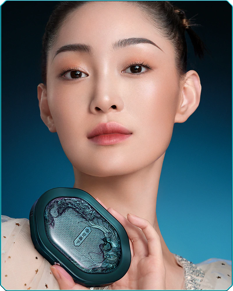 Eastern Beasts Sculpting Makeup Palette / Flowery Makeup Relief Palette - Florasis / Paleta para rostro 4 en 1