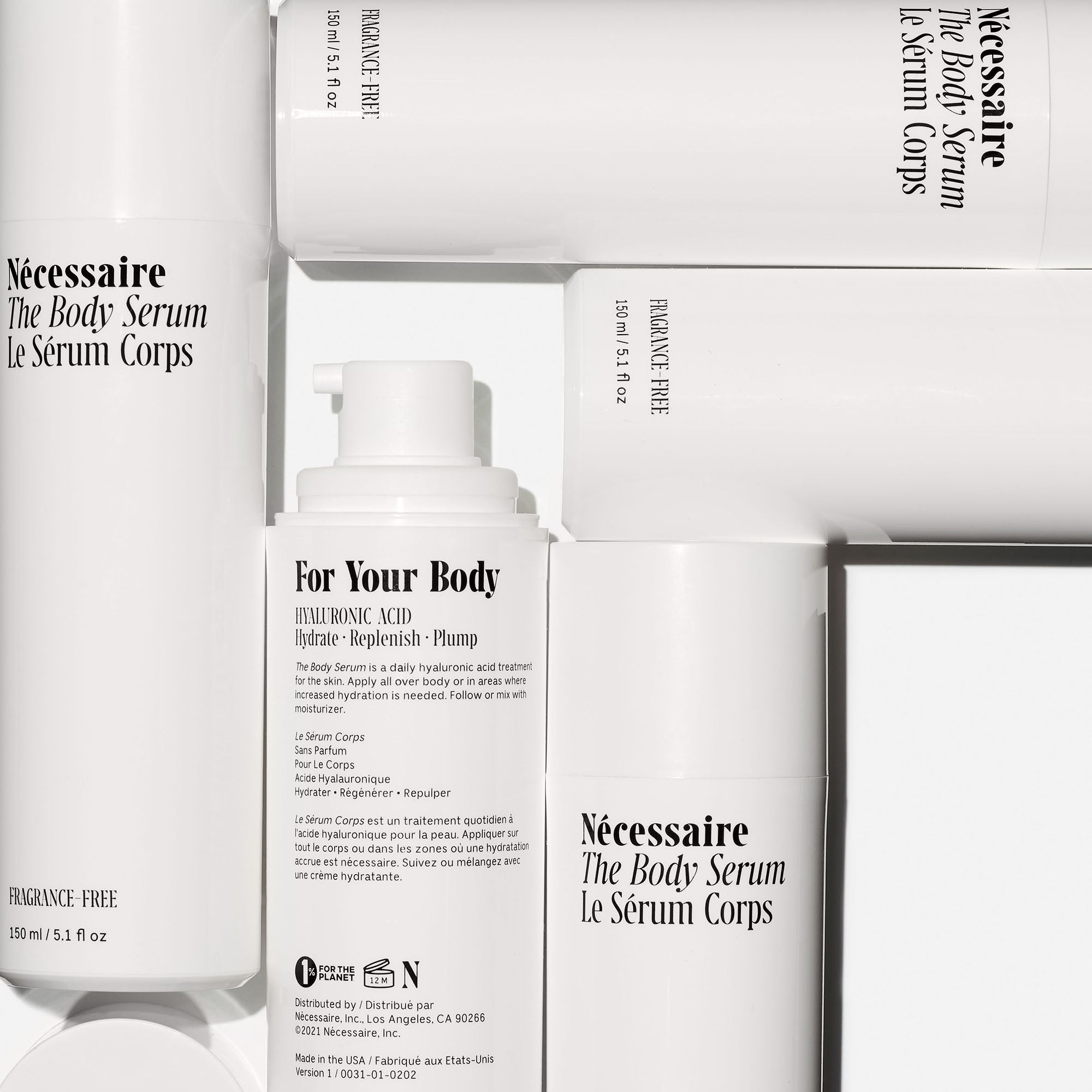 *PREORDEN: The Body Serum With Hyaluronic Acid, Niacinamide + Ceramide - Nécessaire / Tratamiento hidratante corporal