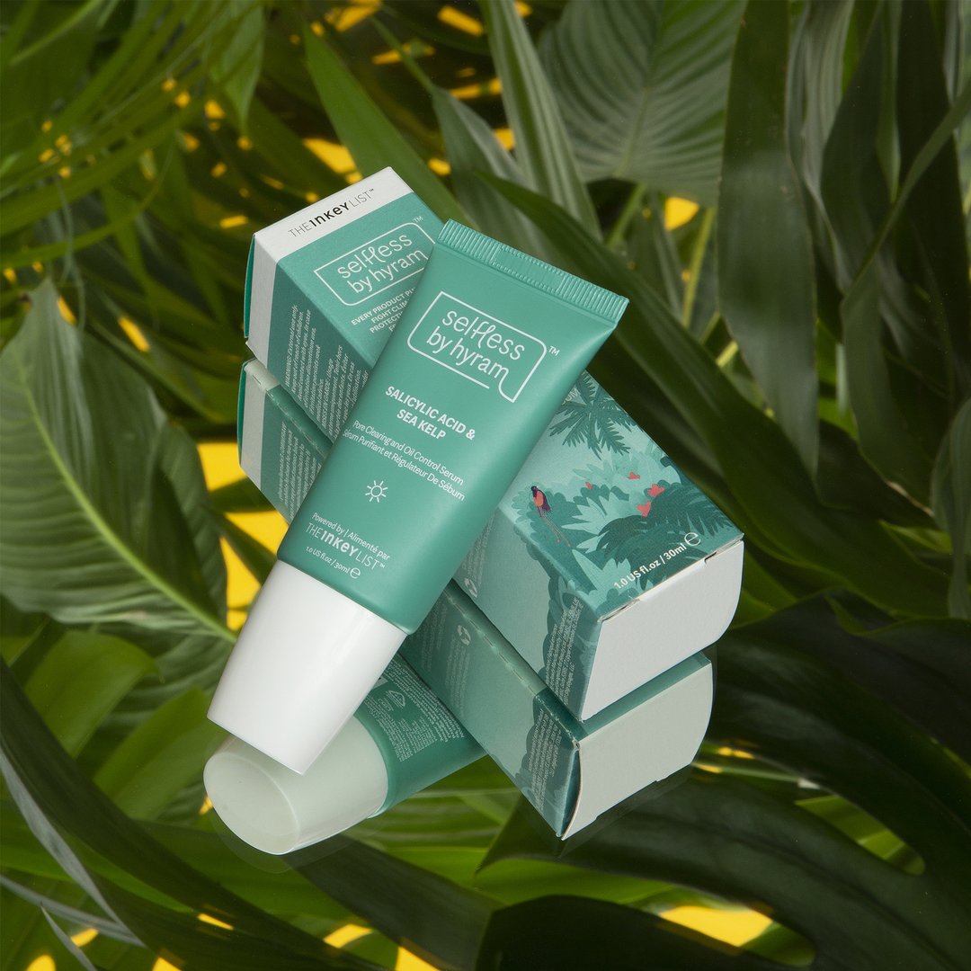 Salicylic Acid & Sea Kelp Pore Clearing and Oil Control Serum (BHA) - Selfless By Hyram / Suero de control de acné
