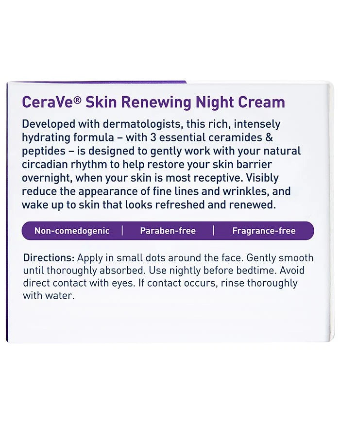 Skin Renewing Night Cream - Cerave / Crema de noche