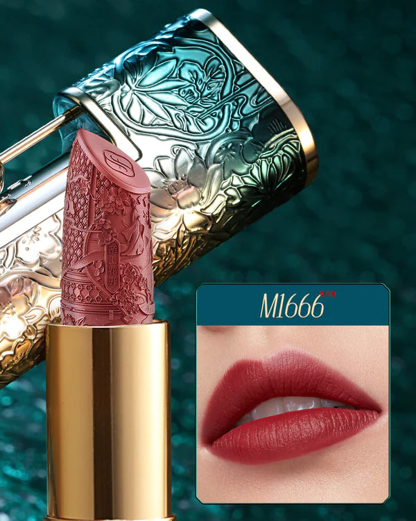 *PREORDEN: Blooming Rouge Love Lock Lipstick - Florasis / Labial sedoso, delicadamente grabado
