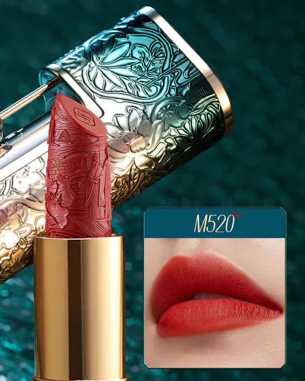 *PREORDEN: Blooming Rouge Love Lock Lipstick - Florasis / Labial sedoso, delicadamente grabado