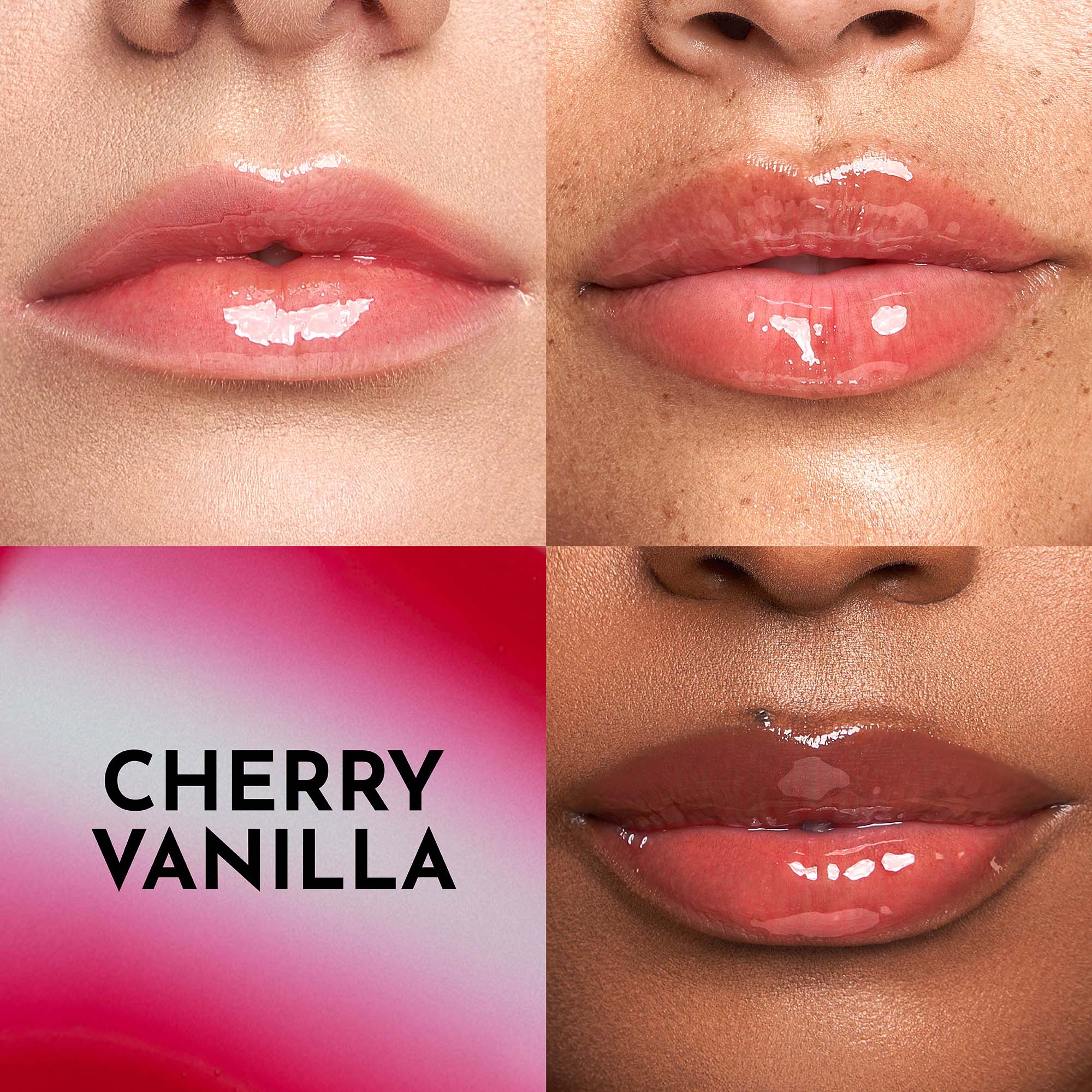 Mini Forget The Filler Lip Plumper Line Smoothing Gloss TONO Cherry Vanilla - LAWLESS / Brillo efecto labios voluminosos