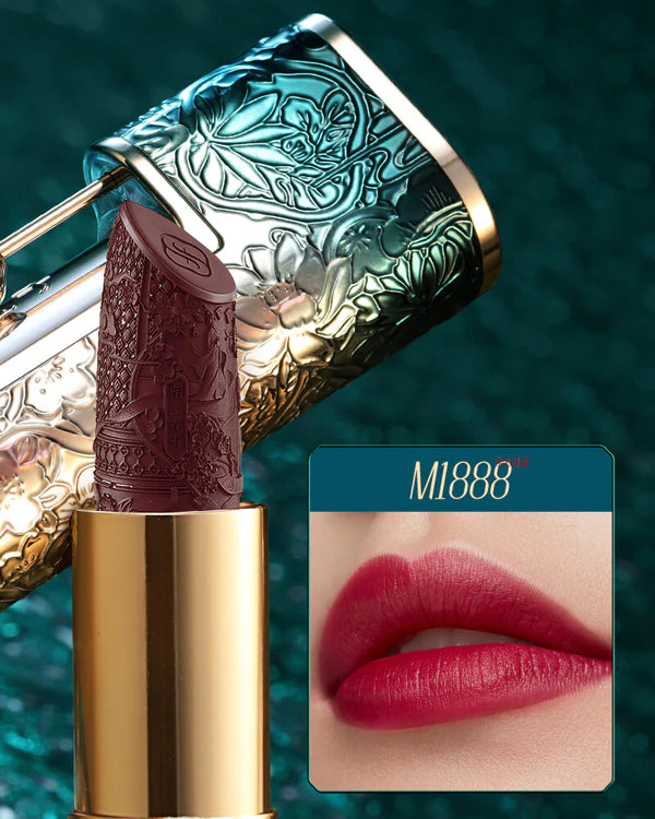 *PREORDEN: Blooming Rouge Love Lock Lipstick - Florasis / Labial sedoso, delicadamente grabado