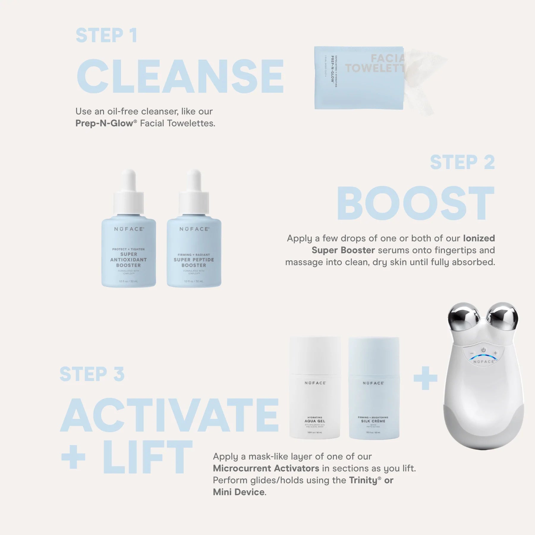 Aqua Gel Activator 50mL - NuFACE / Hidratante