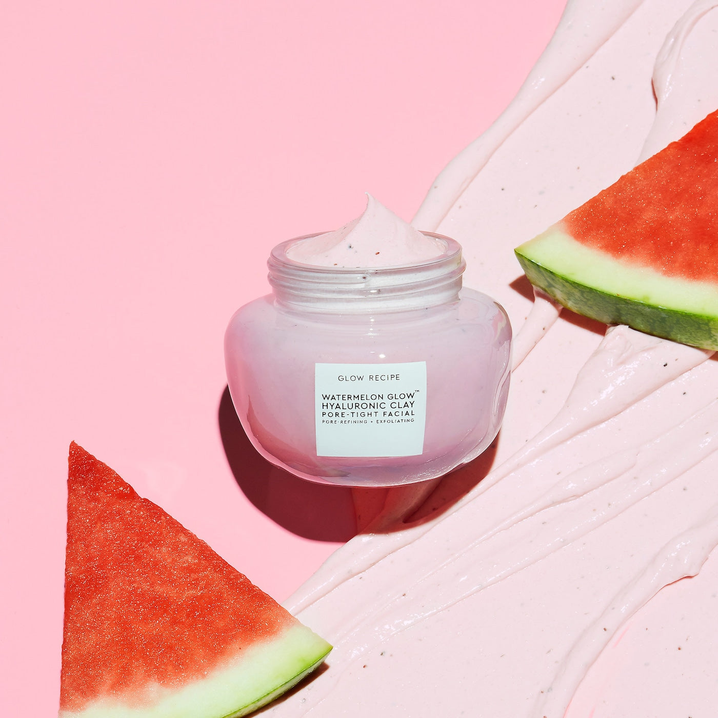 *PREORDEN: Watermelon Glow Hyaluronic Clay Pore Tight Facial Mask - Glow Recipe / Mascarilla poros obstruidos