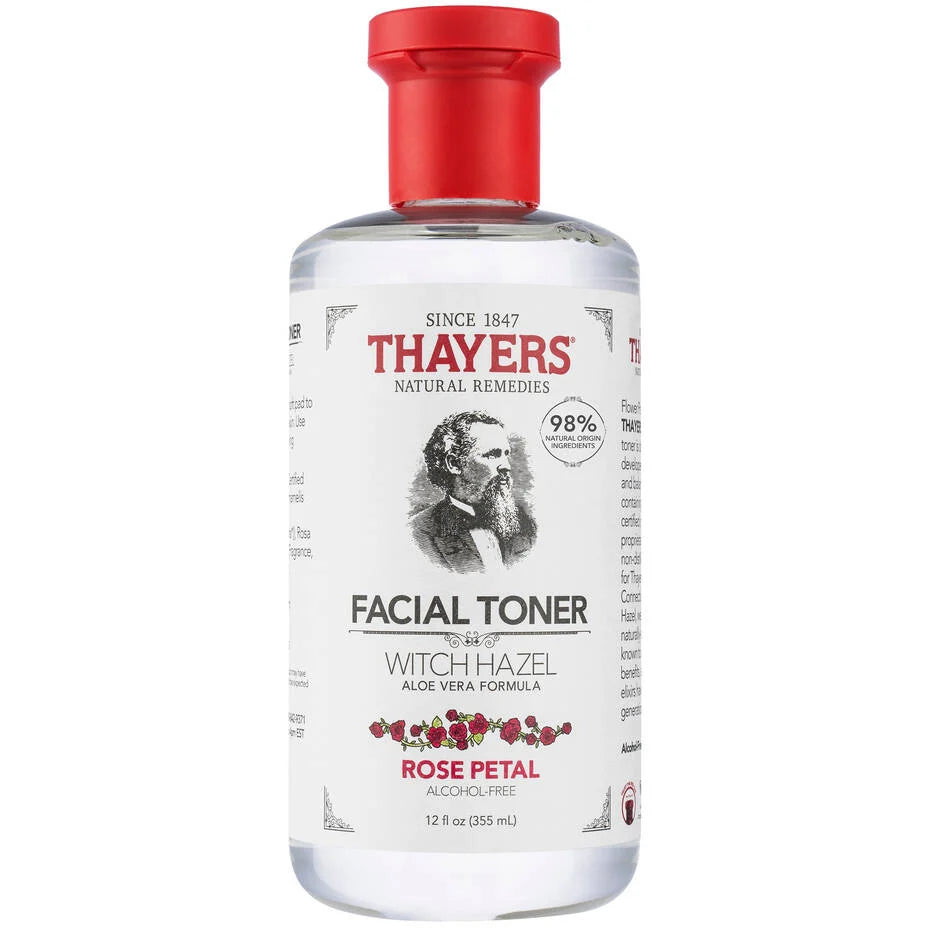 Rose Petal Facial Toner - Thayers / Tónico facial sin alcohol que calma e hidrata