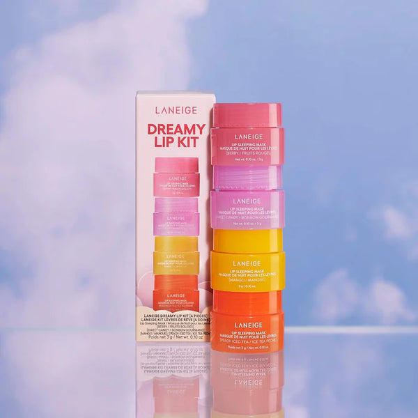 *PREORDEN: Dreamy Lip Kit - LANEIGE / Set de 4 mascarillas para labios