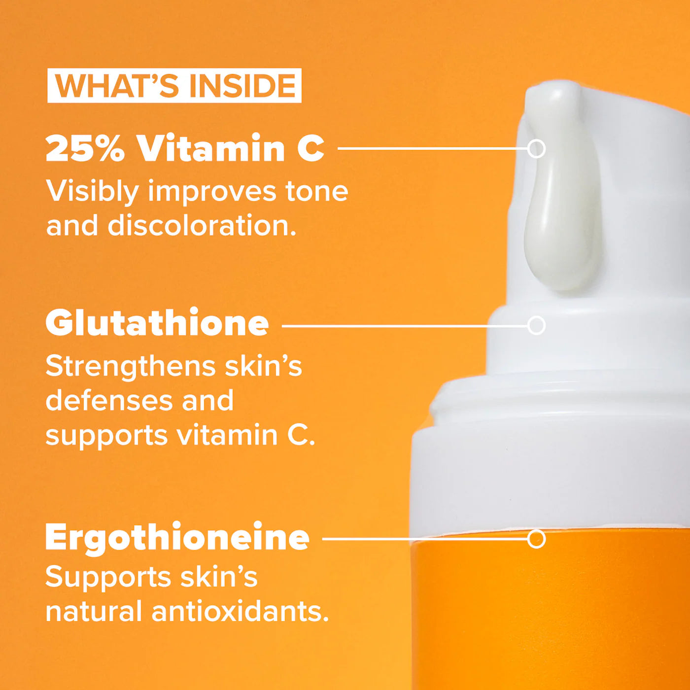25% Vitamin C + Glutathione Clinical Serum for Brightening & Dark Spots - Paula’s Choice / Suero de vitamina C para la luminosidad