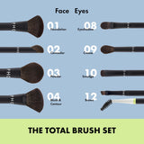 The Total Brush Set - SEPHORA COLLECTION / Set 8 pzas brochas para rostro