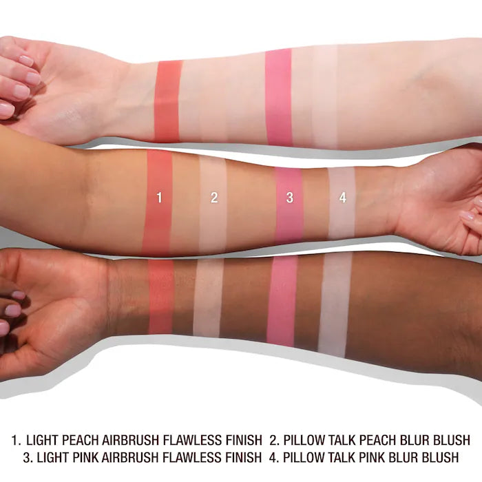 Pillow Talk Beauty Soulmates Airbrush Flawless Finish Brightening and Blush Powder Palette - Charlotte Tilbury
