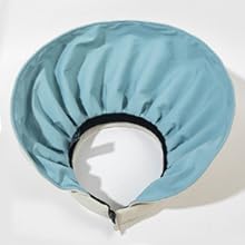 Visor Roll-up Headband UV Protection UPF50+ Sun Hat / Visera de ala grande, protección UV