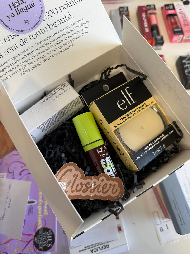 Mistery Box by Uhlala Beauty con valor de $1,569 / Caja 3 pzas labios, ojos y rostro / Piezas limitadas!