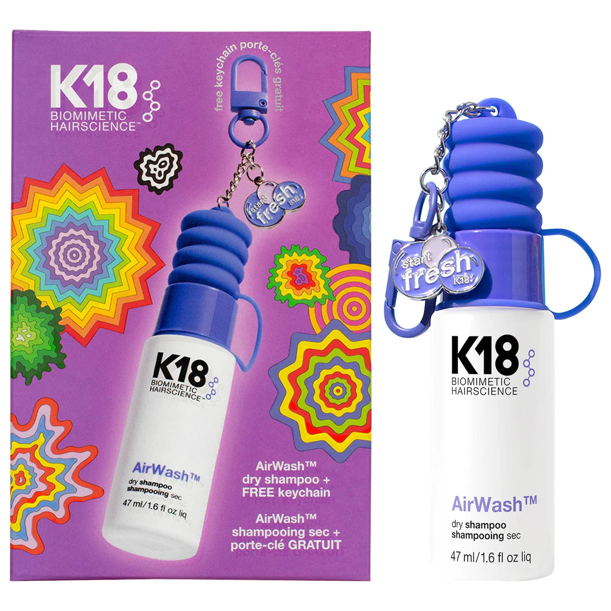 *PREORDEN: AirWash™ Dry Shampoo - K18 Biomimetic Hairscience / Shampoo en seco