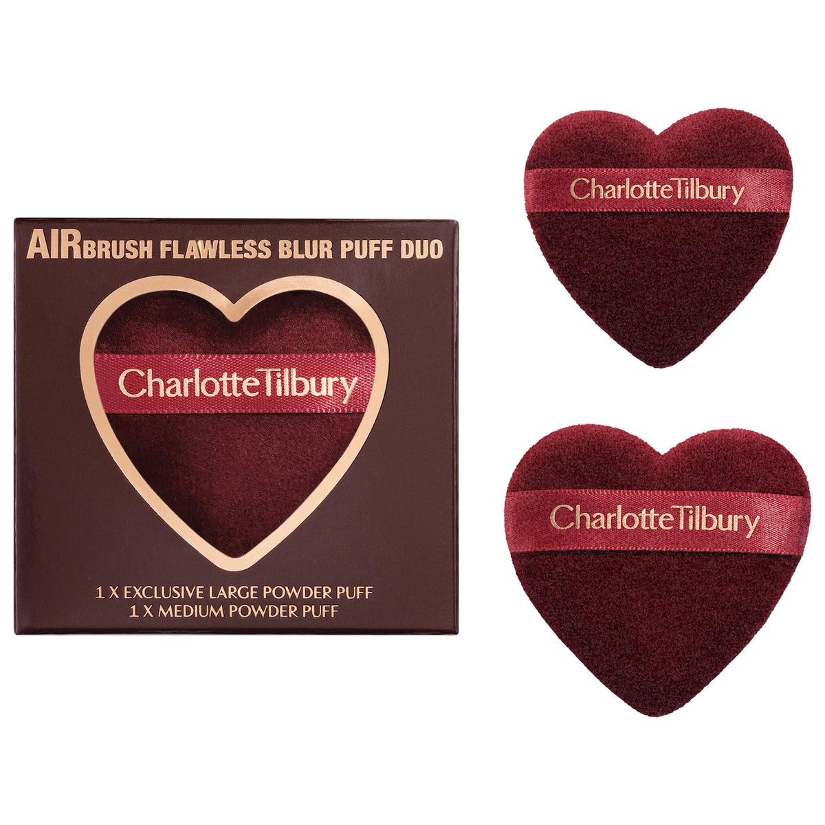 *PREORDEN: Airbrush Flawless Blur Puff Duo - Charlotte Tilbury / Set de borla