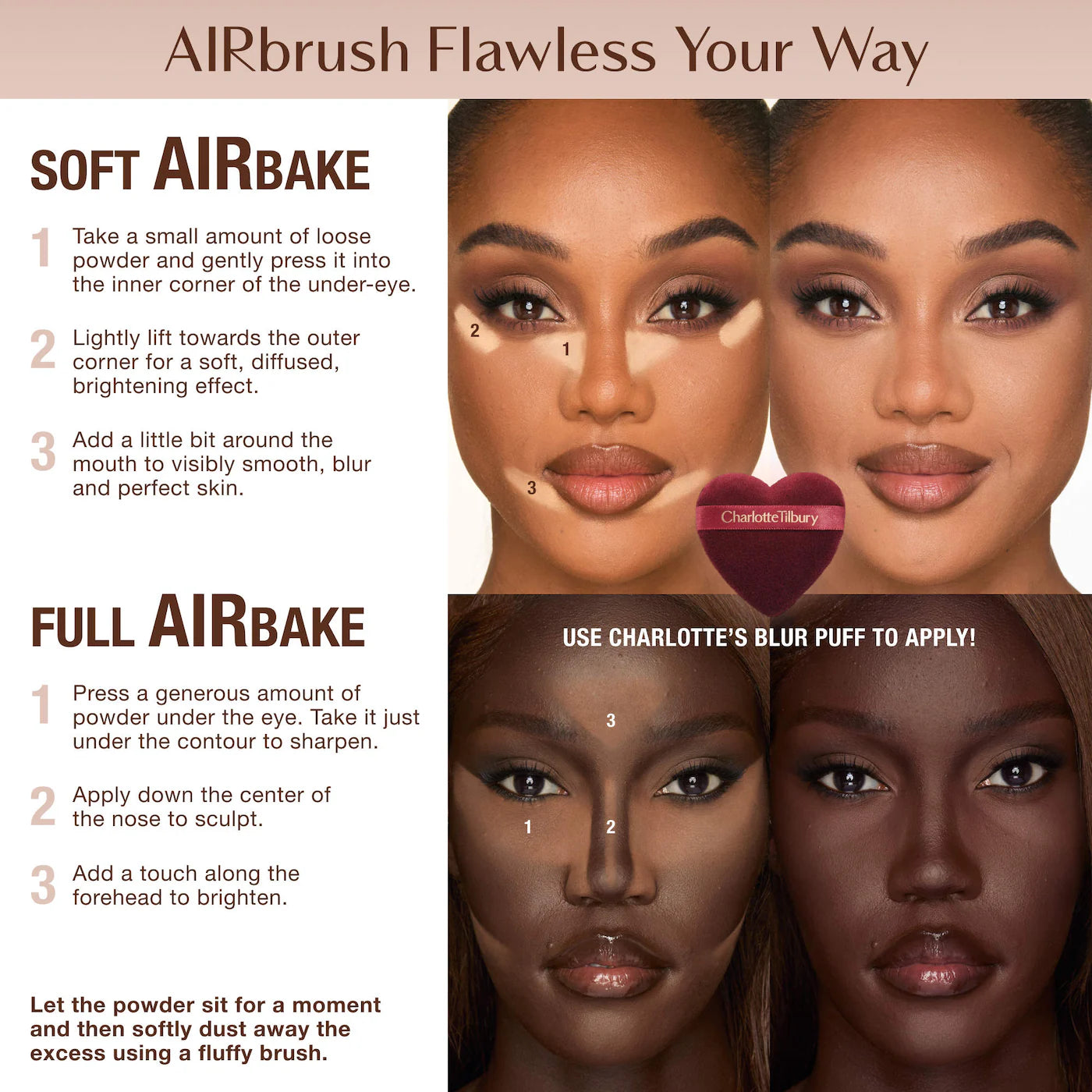 *PREORDEN: Airbrush Flawless Blur Loose Setting Powder - Charlotte Tilbury / Polvo fijador