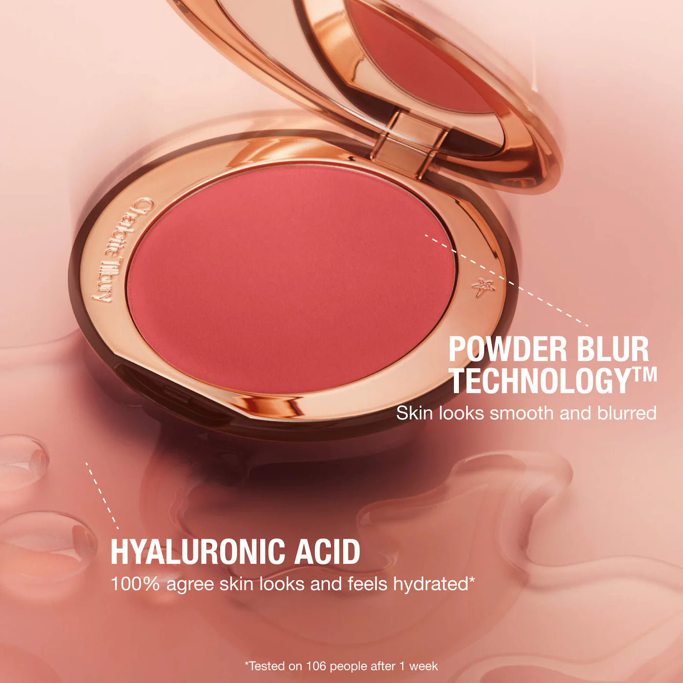 *PREORDEN: Airbrush Flawless Blush Blur - Charlotte Tilbury / Rubor en polvo de larga duraciòn