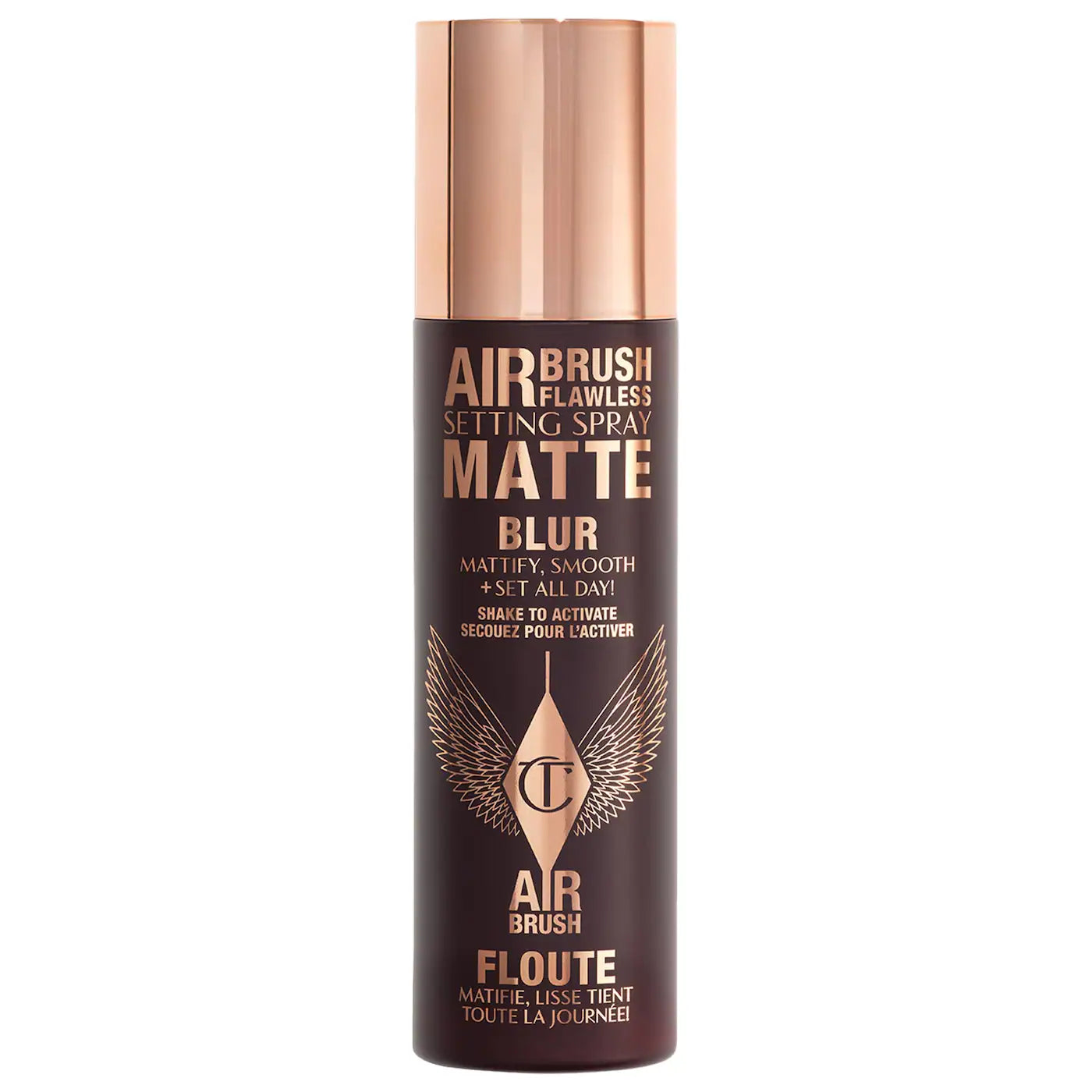 *PREORDEN: Airbrush Flawless Matte Blurring & Waterproof Setting Spray - Charlotte Tilbury / Spray fijador mate