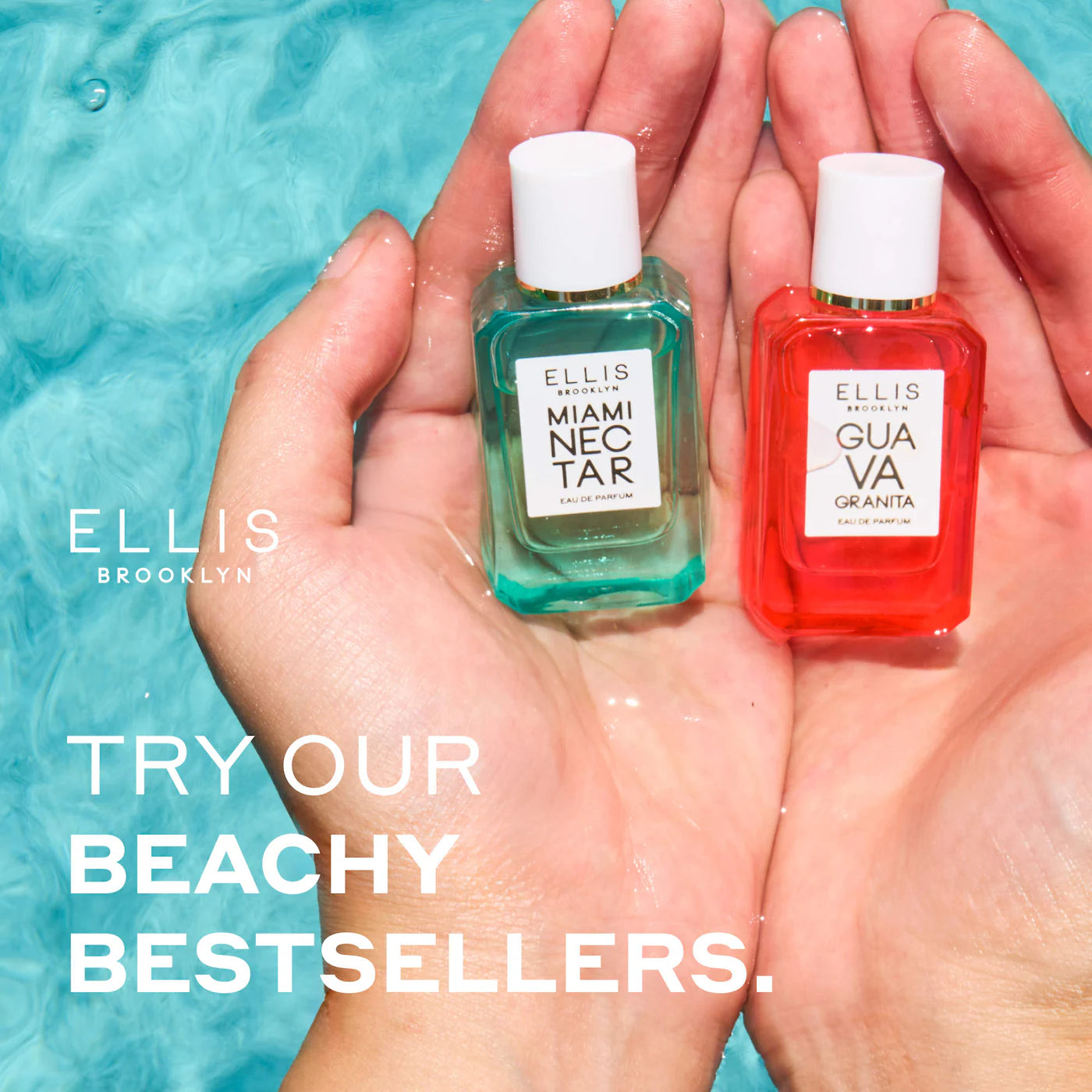 *PREORDEN: BEACH CLUB Fragrance Mini Duo with Pink Pineapple and Guava Perfume Gift Set - Ellis Brooklyn /  Set de mini fragancias