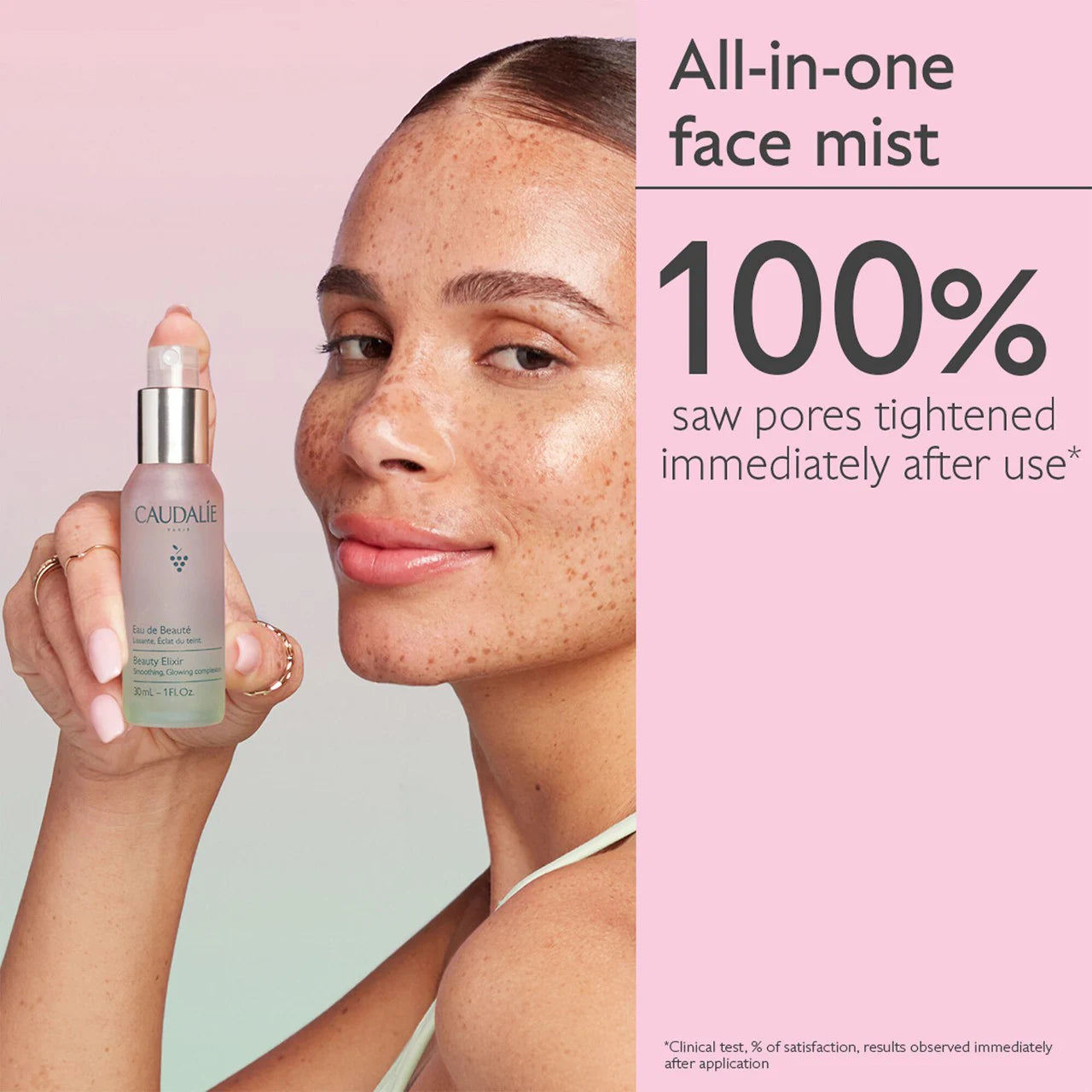 Beauty Elixir Prep, Set, Glow Face Mist - Caudalie / Preparador de piel