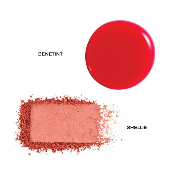 Mistletoe Blushin’ Lip and Cheek Stain and Blush Duo - benefit / Set tinta y rubor