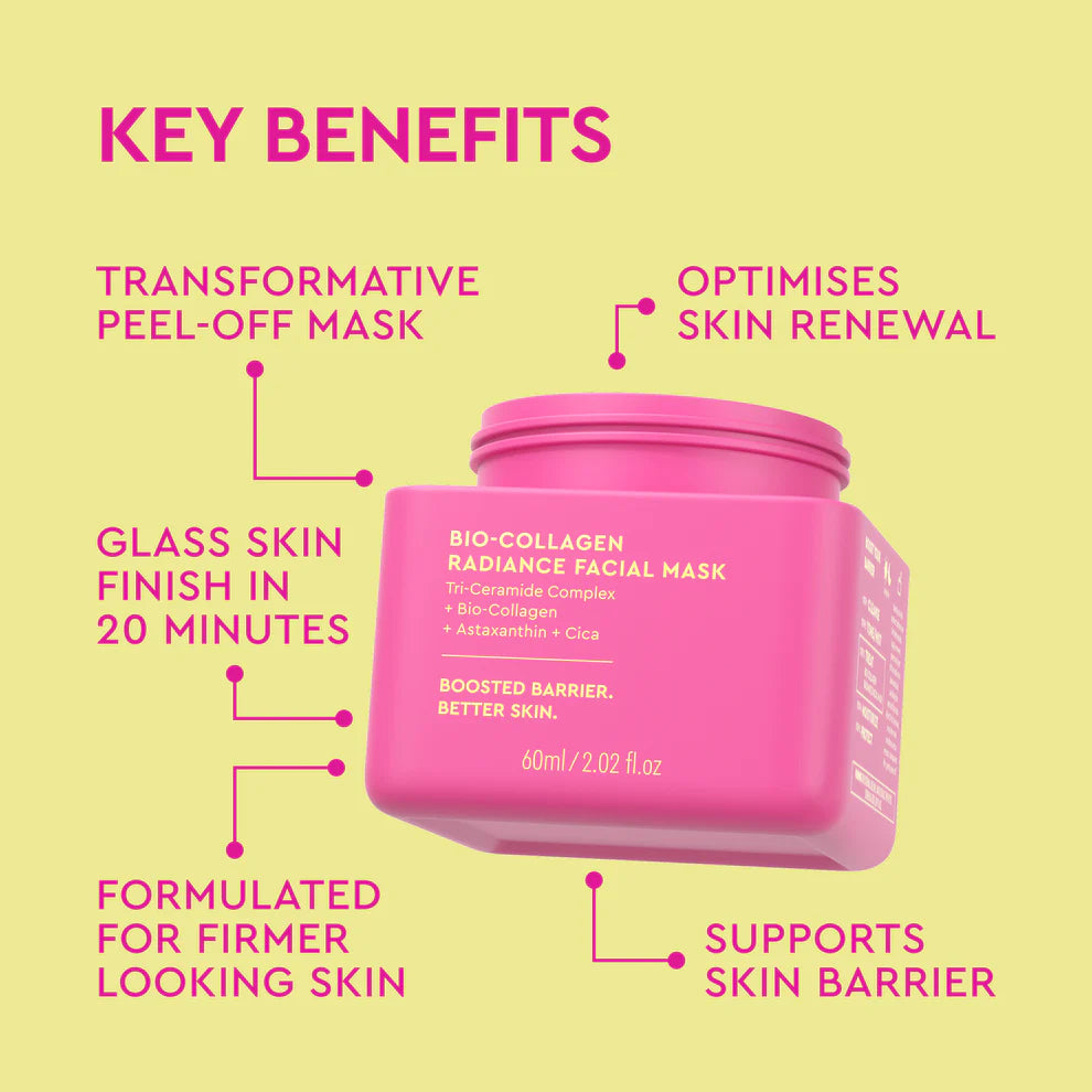 *PREORDEN: Bio-Collagen Radiance Facial Mask - BYOMA / Mascarilla peel-off con biocolágeno