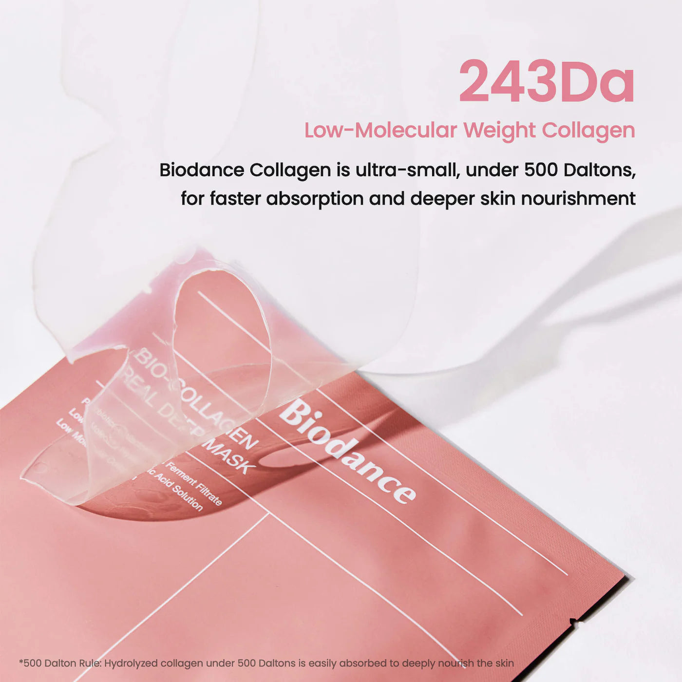 *PREORDEN: Paquete 4 pzas Bio Collagen Real Deep Mask for Pore Minimizing & Firming Care - Biodance  / Máscarillas hidratantes