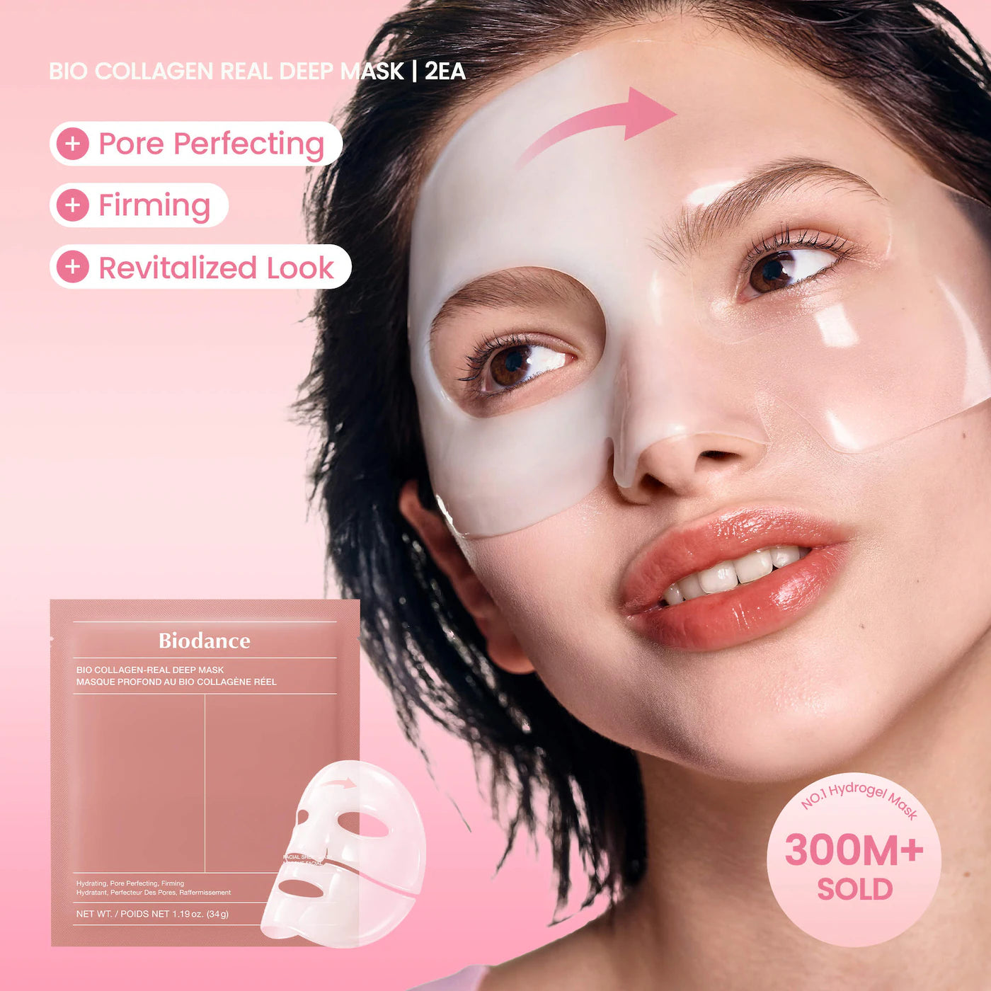 *PREORDEN: Collagen & PDRN Hydrogel Bounce Set - Biodance / Set de skincare