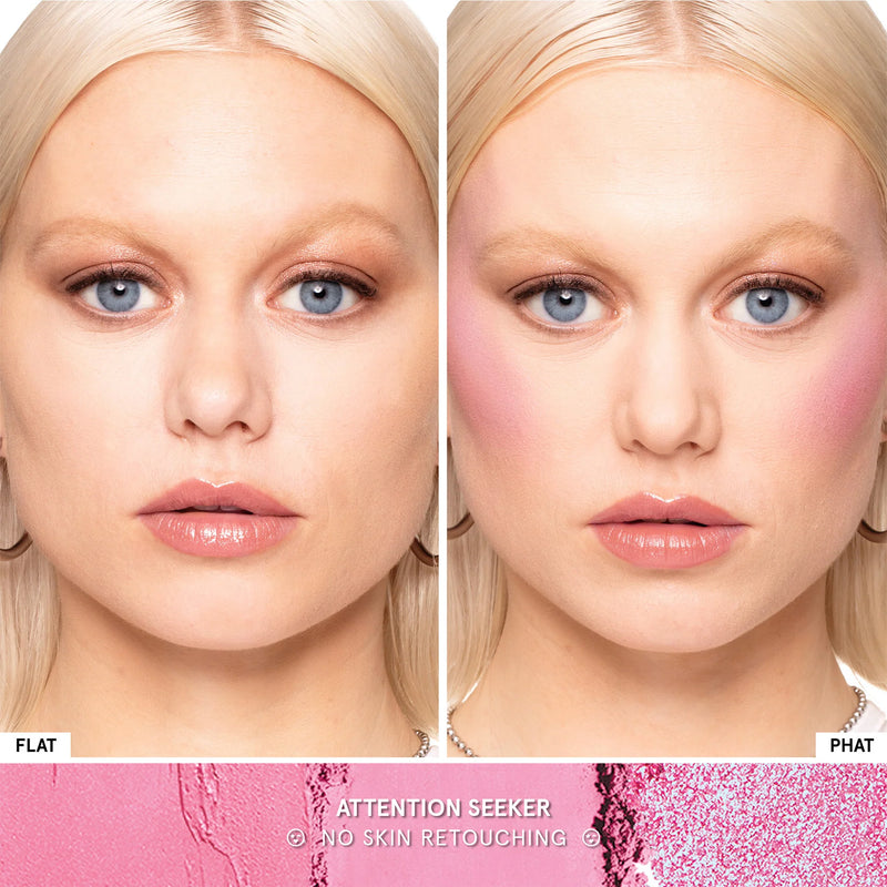 Cheek Clapper 3D Blush Trio Palette - One size by Patrick Starrr / Rubor en crema y polvo e iluminador