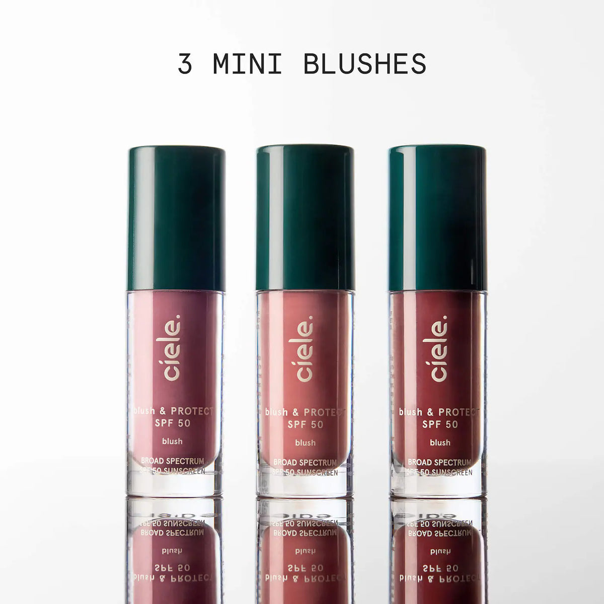 *PREORDEN: Mini Blush & Cheer Liquid Blush SPF 50+ Gift Set - ciele / Trio de mini rubores con SPF50+