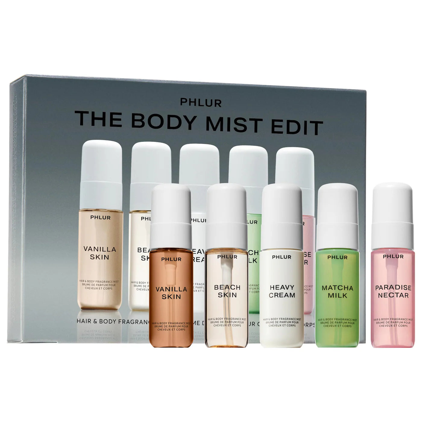 *PREORDEN: The Body Mist Edit Sampler Gift Set - PHLUR / Set de fragancias corporales