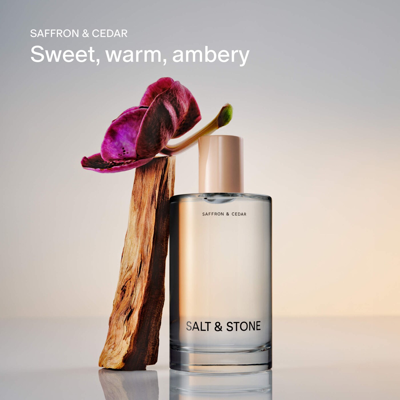 *PREORDEN: Saffron & Cedar Body and Hair Fragrance Mist - Salt & Stone / Perfume para cuerpo y cabello