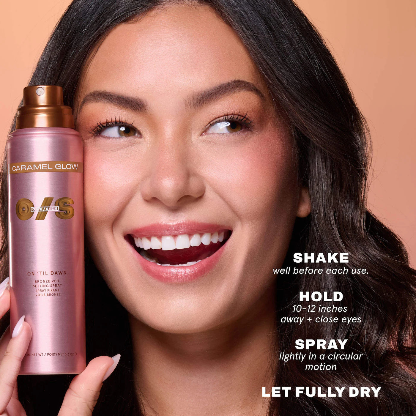 *PREORDEN: On 'Til Dawn Bronze Veil Setting Spray - ONE/SIZE by Patrick Starrr / Spray fijador tono bronce