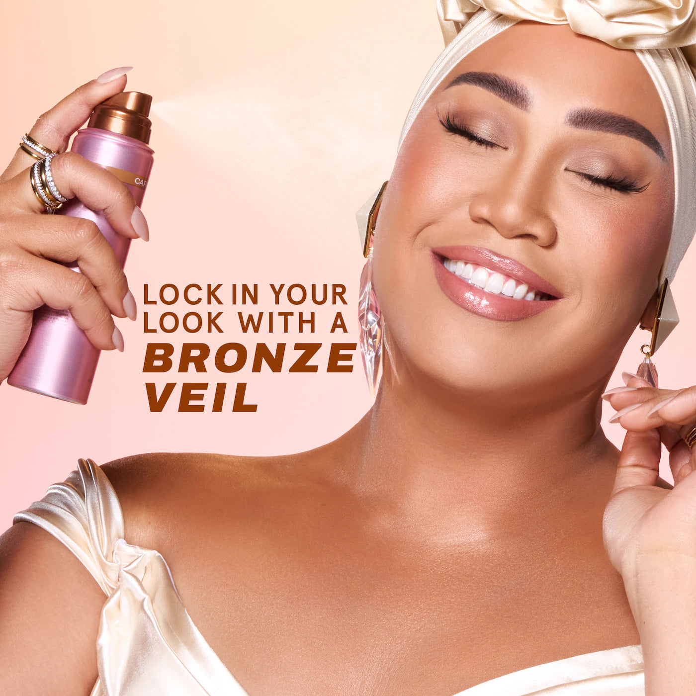 *PREORDEN: On 'Til Dawn Bronze Veil Setting Spray - ONE/SIZE by Patrick Starrr / Spray fijador tono bronce