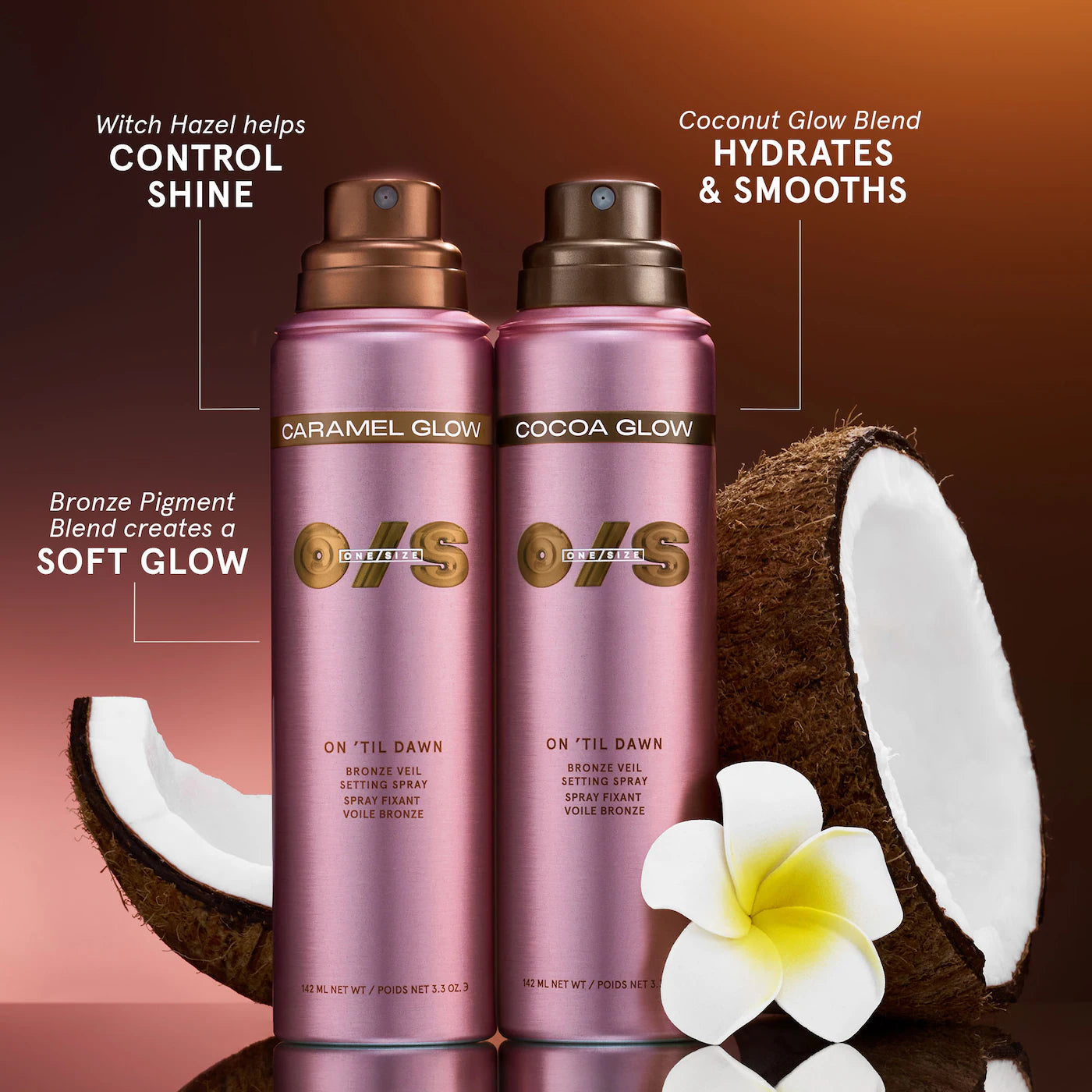 *PREORDEN: On 'Til Dawn Bronze Veil Setting Spray - ONE/SIZE by Patrick Starrr / Spray fijador tono bronce