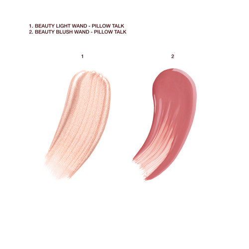 Charlotte's Pillow Talk Blush And Glow Kit - Charlotte Tilbury / Set 2 pzas mini rubor + iluminador liquido