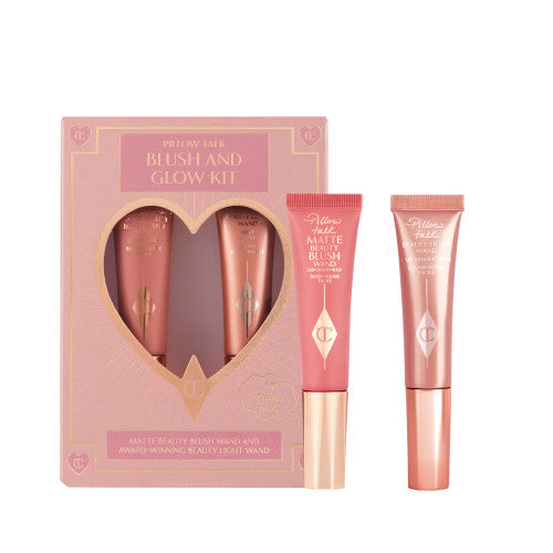 Charlotte's Pillow Talk Blush And Glow Kit - Charlotte Tilbury / Set 2 pzas mini rubor + iluminador liquido