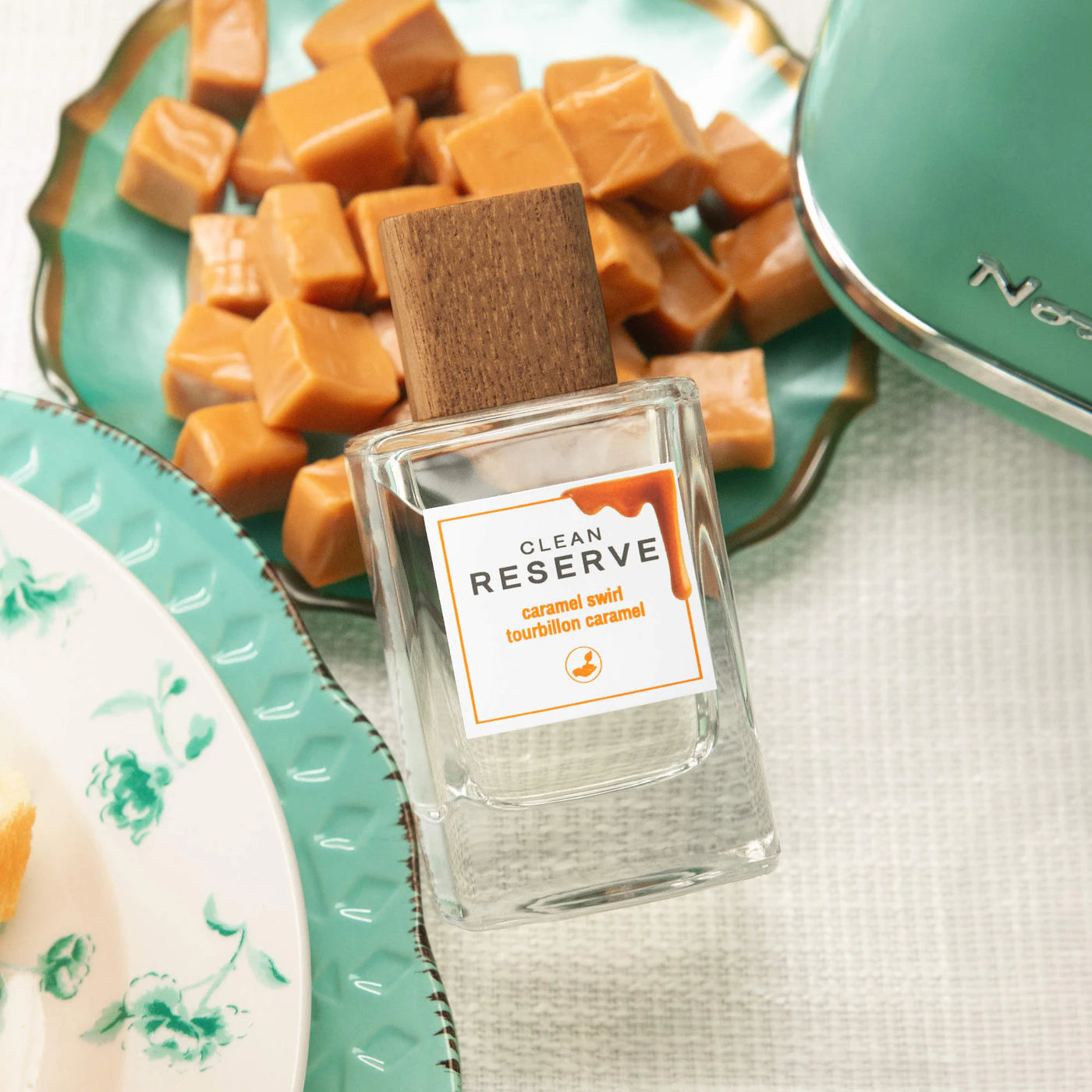 Caramel Swirl Eau de Parfum with Mango 3mL - CLEAN RESERVE  / Mini cálida y especiada