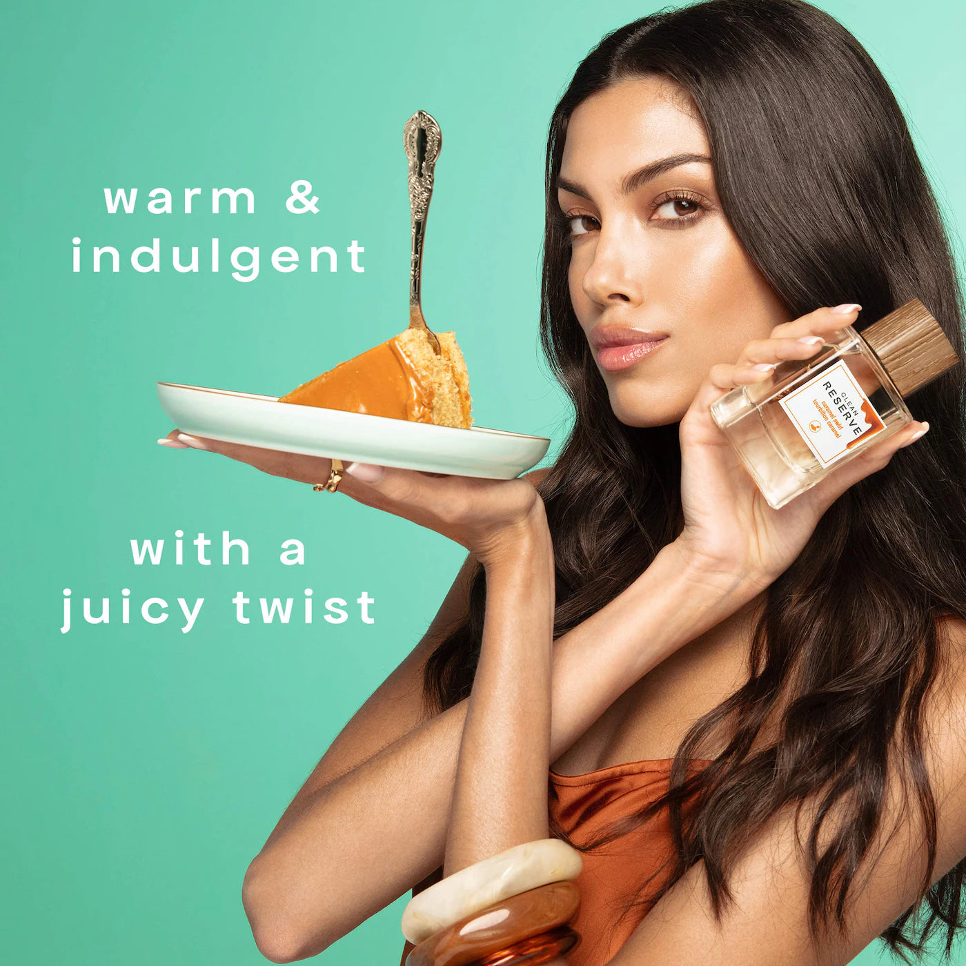 Caramel Swirl Eau de Parfum with Mango 3mL - CLEAN RESERVE  / Mini cálida y especiada