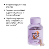 CURB Glucose & Cravings Support Capsules - lemme / Cápsulas apoyo a la glucosa y los antojos