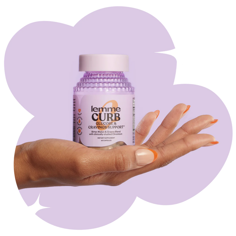 CURB Glucose & Cravings Support Capsules - lemme / Cápsulas apoyo a la glucosa y los antojos