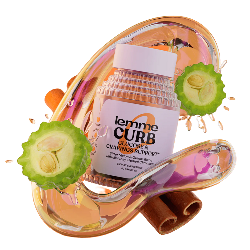 CURB Glucose & Cravings Support Capsules - lemme / Cápsulas apoyo a la glucosa y los antojos