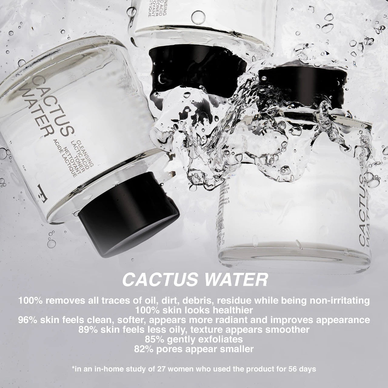 *PREORDEN: Cactus Water Cleansing Lactic Acid Toner - Freck Beauty / Tónico para poros enrojecimiento y textura