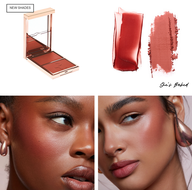 Major Headlines Double Take Creme & Powder Blush - Patrick Ta / Rubor en Crema y Polvo