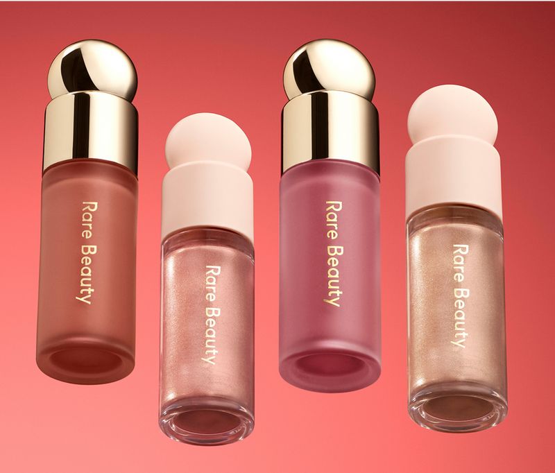 Mini Blush & Glow 4-Piece Set / Rare Beauty by Selena Gomez  / Set 4 minis rubor e iluminador Ed. limitada