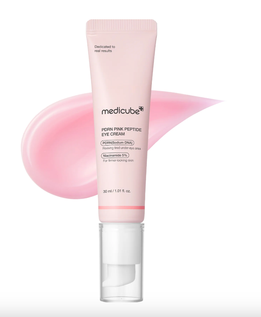 PDRN Pink Peptide Eye Cream - Medicube / Crema para el contorno de ojos de PDRN