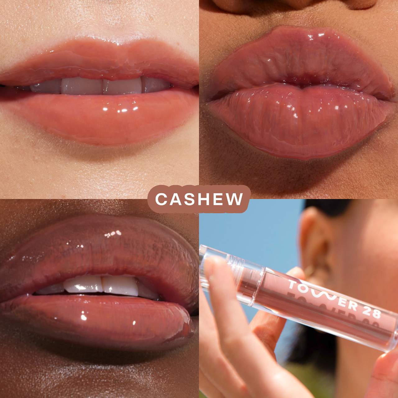 *PREORDEN: ShineOn Lip Jelly Hydrating Non-Sticky Lip Oil - Tower 28 / Labial hidratante