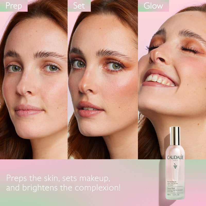 *PREORDEN: Prep & Glow Best-Sellers - Caudalie / Set de mascarilla, elixir y suero